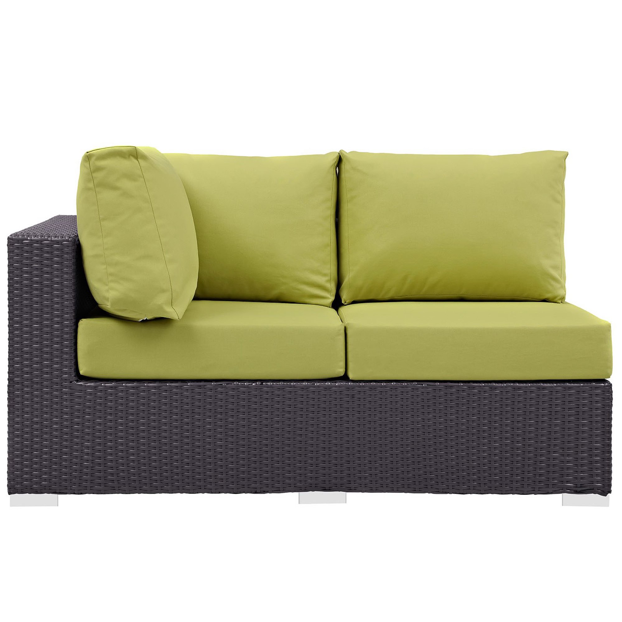 Convene Outdoor Patio Left Arm Loveseat by Modway