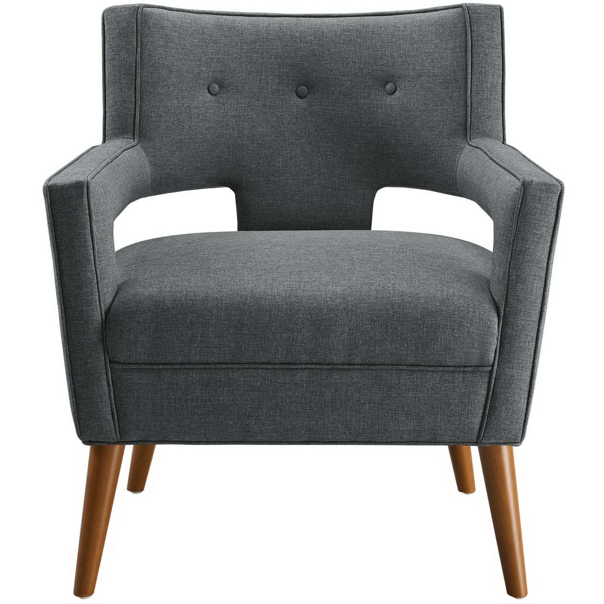 Sheer Upholstered Fabric Armchair by Modway