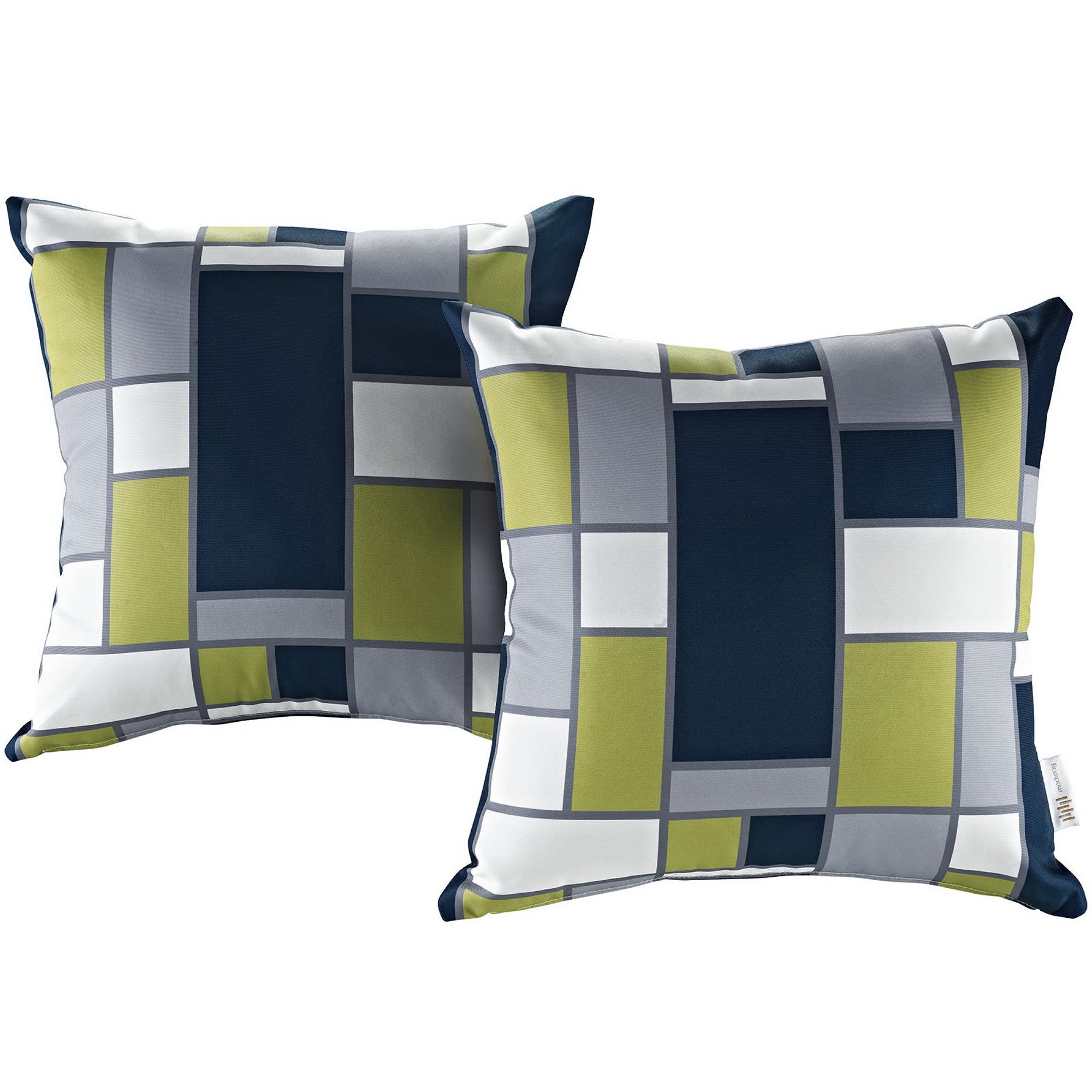 Modway 2 Piece Outdoor Patio Pillow Set by Modway