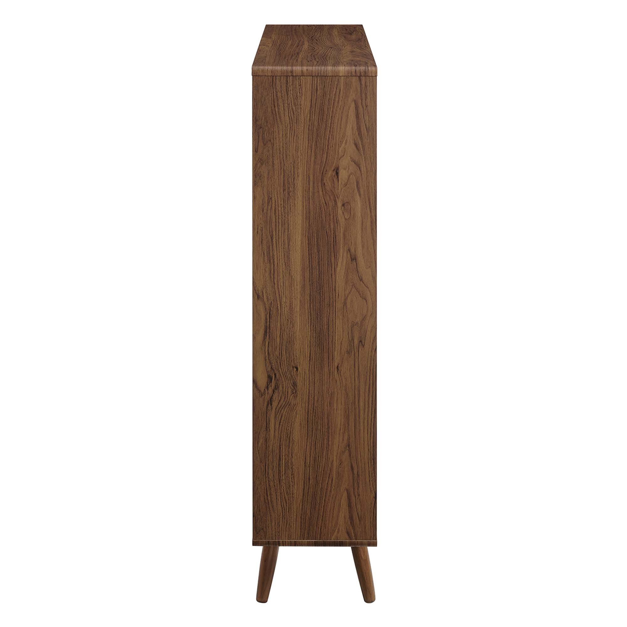 Transmit 7 Shelf Wood Grain Bookcase by Modway