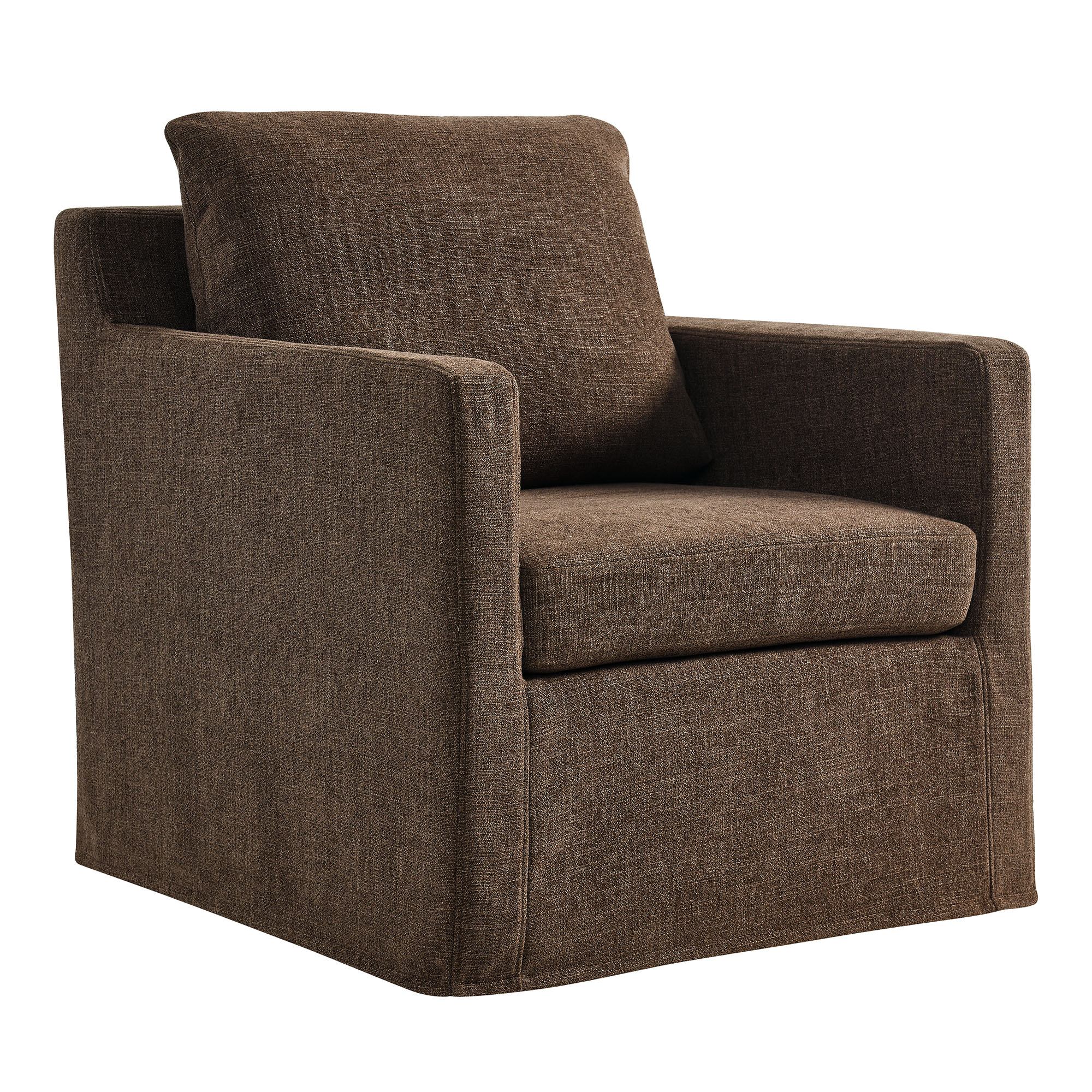 Serene Fabric Slipcovered Swivel Armchair by Modway
