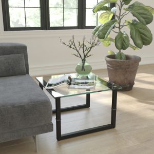 Glass End Table