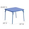 Kids Blue Folding Table Set