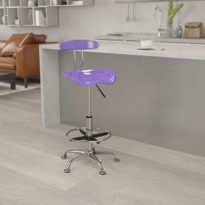 Violet Tractor Stool