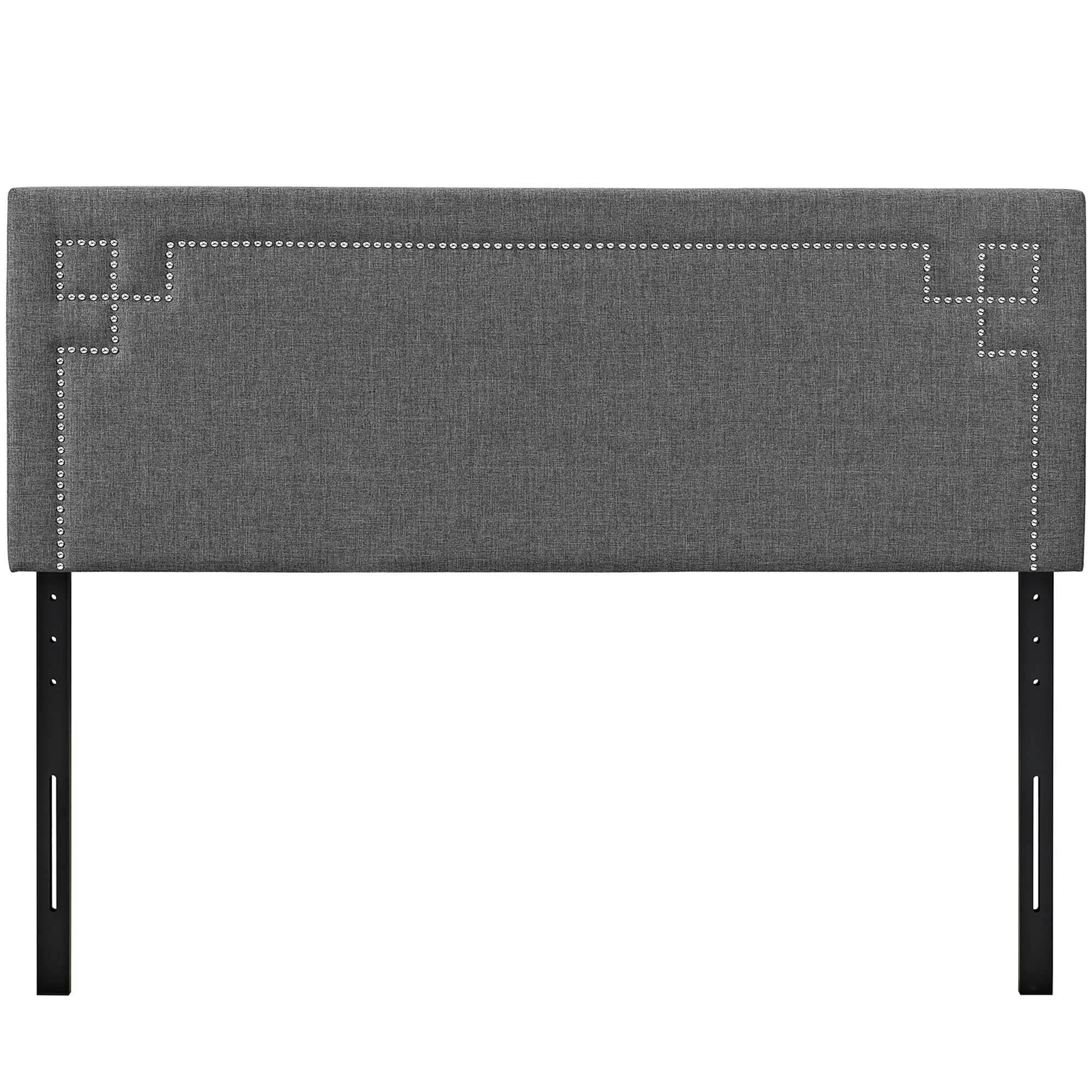 Josie Fabric Queen Platform Bed with Squared Tapered Legs by Modway