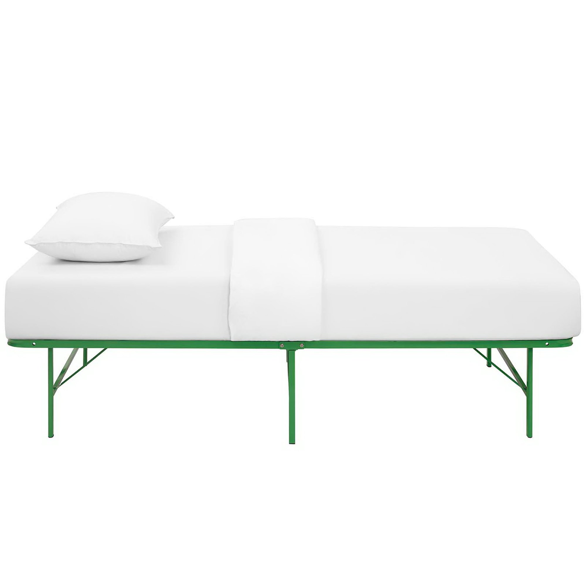 Horizon Stainless Steel Twin Bed Frame by Modway