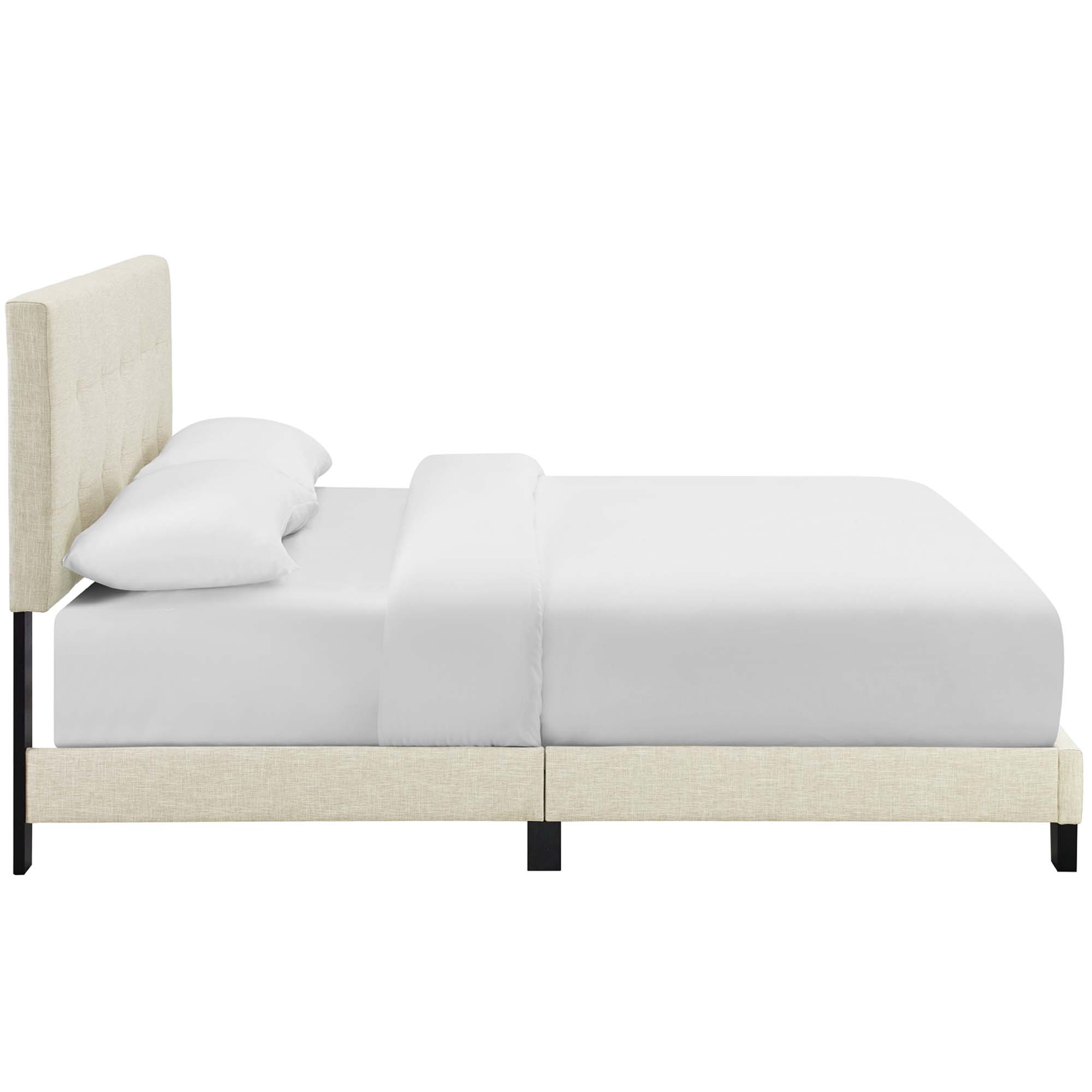 Amira Upholstered Fabric King Bed by Modway