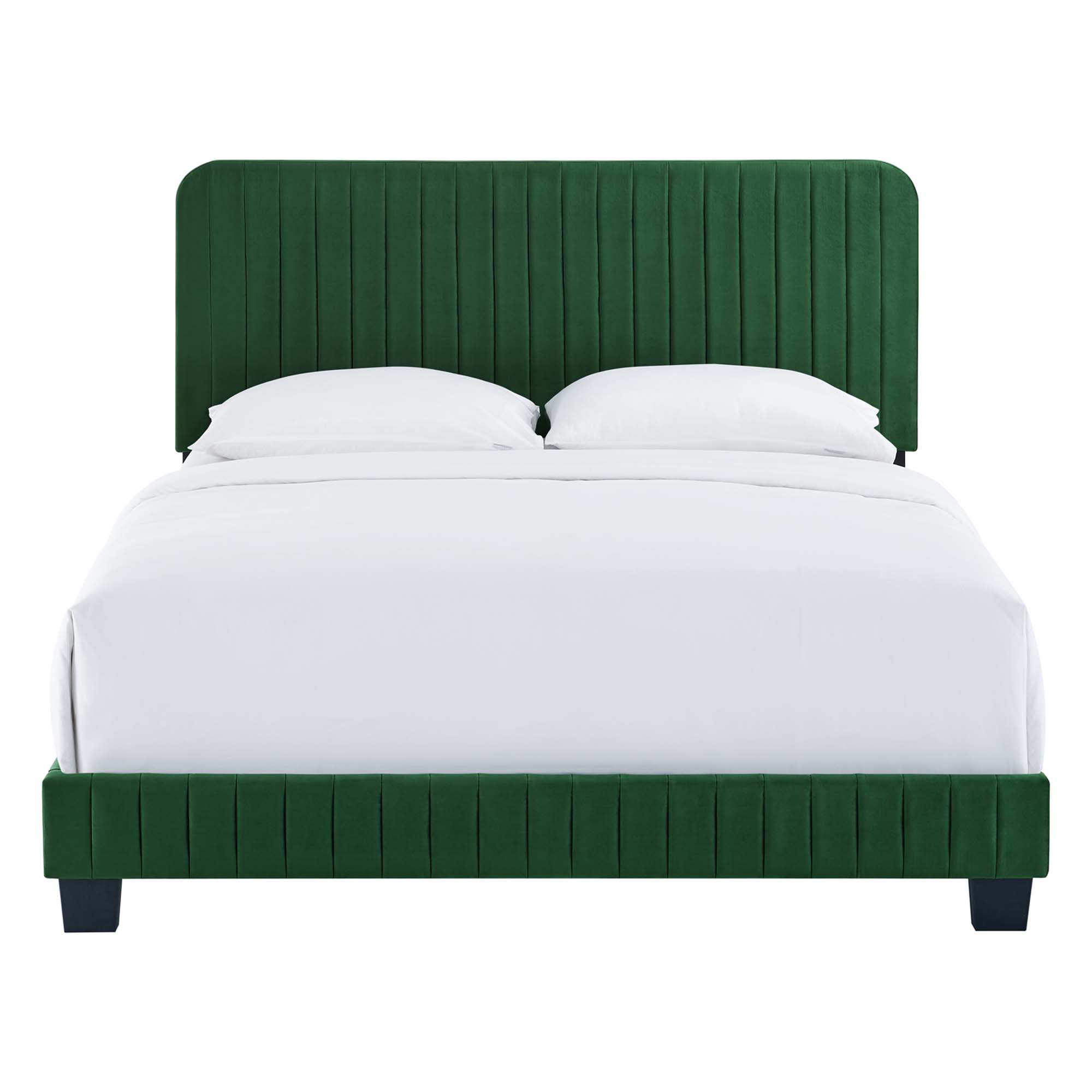 Celine Channel Tufted Performance Velvet King Bed by Modway