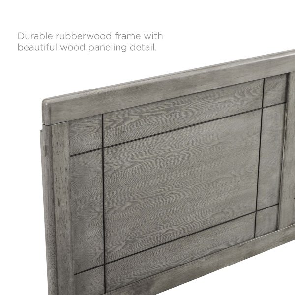 Marlee Wood King Platform Bed With Splayed Legs by Modway