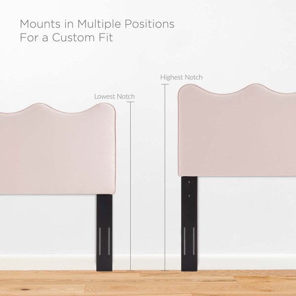 Current Performance Velvet Twin Platform Bed by Modway