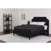 Queen Platform Bed Set-Black